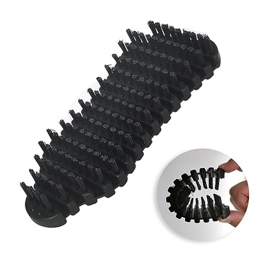 ZHUOMINGJIAバーベルブラシベアベルブラシナイロンブラシウェイトリフティングバーフレキシブルクリー..