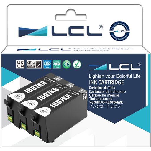 LCLIB07KB3本セットエプソン用互換インク大容量颜料インクカートリッジ対応機種:PX-M6010FPX-M6011FPX-S6010ICチップ搭載IB07KB(2.0)