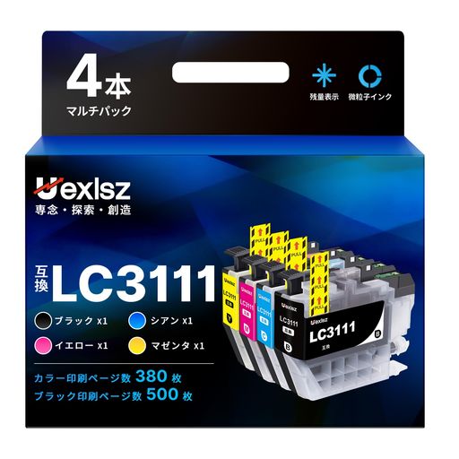 【対応機種】:ブラザー 用 インク LC3111 lc3111-4pk の プリンター型番:DCP-J587N、DCP-J987N-W、DCP-J582N、DCP-J982N-W/B、DCP-J978N-W/B、DCP-J972N、DCP-J973N-W/B、DCP-J572N、DCP-J577N、MFC-J903N、MFC-J893N、MFC-J898N、MFC-J998DN、MFC-J998DWN、MFC-J738DN、MFC-J738DWN 【高いクオリティ】:lc3111-4pk 純正インクの特性の上で、brother 用 インク lc3111 の成分と配色を調和させ、プリントカラーをより鮮やかに再現し、シャープな文字に上げます。 【印刷枚数】:ブラザー 用 インク lc3111 純正 標準容量に比べてインク量を30%アップ!印刷コストを抑えつつ印刷ページ数を増やします。 【最新ICチップ】:ブラザー用インクlc3111 はブラザープリンターのために開発されたピーク性能は、よりプリンターとシームレスに連携し、プリンター内部への負荷が小さく、性能を十分に発揮することができます。