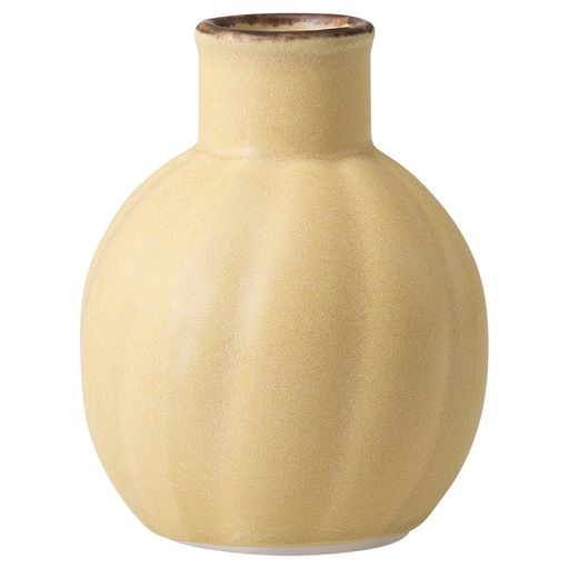 乐天商城 - 西海陶器 波佐見焼 「 mini vase 」 ラウンド タンポポ 花瓶 一輪挿し イエロー 直径約6x高さ7.5cm 日本製 25659