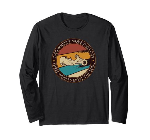 Vehicles - トライク大人のトライクモータートライク三輪車トライクバイクトライカー長袖Tシャツ