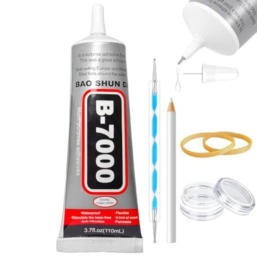 超多用途接着剤b7000接着剤110mlの大容量ラインストーン接着剤布用接着剤ネイルチップ接着剤ネイルグルー靴接着剤耳つぼジュエリー接着剤電話スクリーン修理用接着剤ストーンデコ接着…