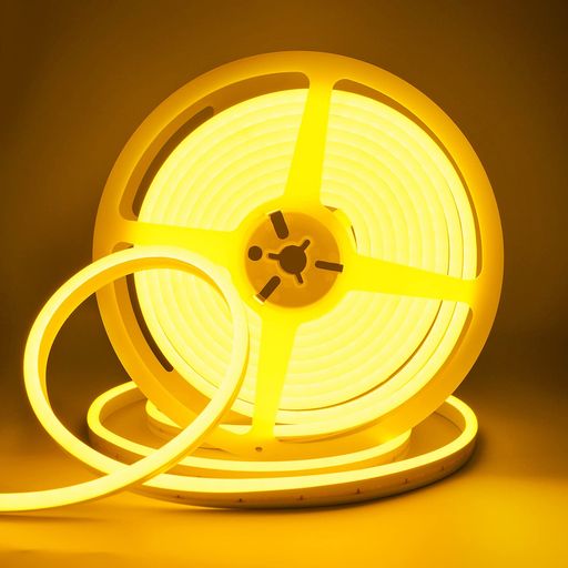DUOFU365 LED テープライト 12V ネオンライト イエロー 2835 600連 5m 防水 間接照...