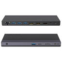 WAVLINKUSBCドッキングステーションM1/M2MACBOOKPRO/AIR、DELL、LENOVO、HP、ASUS3画面ノートパソコン拡張シャーシ対応100W給電2つのDP+HDMI4つのUSB3.0ギガビットイーサネット(2)