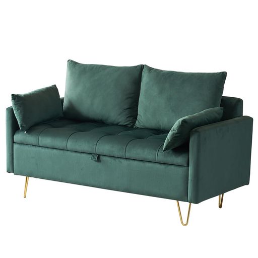 オーエスジェイ(OSJ)登場ソファソファー2人掛け2.5人掛け幅133クッション2個付きローソファー木製天然..