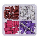 Wolfrideネイルドリル用サンディングバンドネイルサンディングバンド80#120#180#240#グリットマニキュアネイルドリルマシン用ファインサンディングバンドマニキュアペディキュア用3.3mmマン…