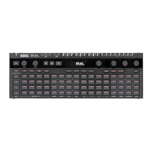 DTM - KORGポリフォニックステップシーケンサーSQ-64あらゆる機器を自在に操作豊富な接続端子音楽制作ライブに最適