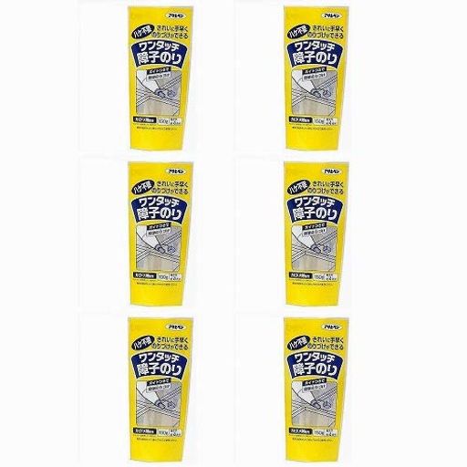 障子紙 ガイドつきで、ハケを使わずきれいに手早くのりづけができます。 カビドメ剤入りですので、カビの発生を防ぎます。 ホルマリンは使用していません。 建築基準法対応建具用でん粉系接着剤F星(白抜き)星(白抜き)星(白抜き)星(白抜き)(建築基準法で定めたホルムアルデヒドの発散量が最も少ない区分で、居室内に無制限に使用できます。)