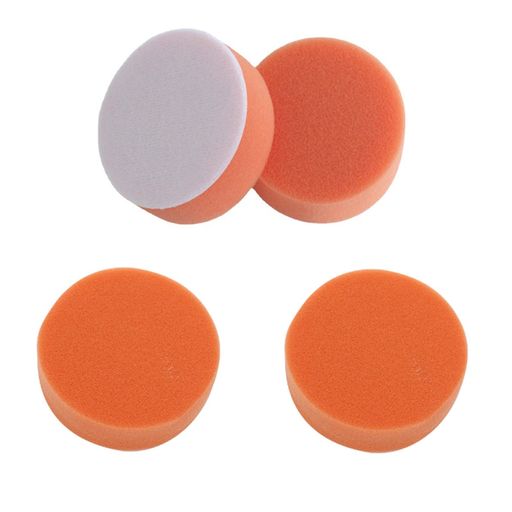 Ginhkokポリッシャーバフ洗車スポンジバフ車床研磨電動水垢取りに塗装仕上げワックスがけ4個セット(平面/80mm)