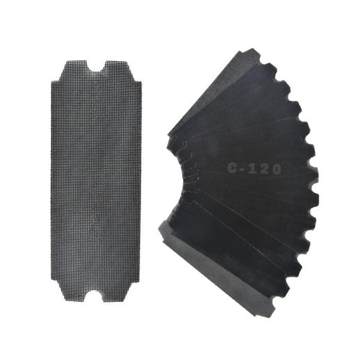 FANAHOKOメッシュ研磨シート両面研磨やすり28.7cmx10.6cmクランプ式#12012枚