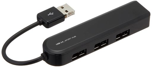 ナカバヤシDigio2USB2.0ハブ4ポート両面挿しブラックZ1892(2.0)