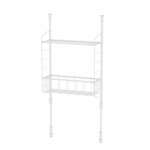 Other - HEIANSHINDOキッチンつっぱりラックバスケットセットMマットホワイト高さ70~105cm幅39.5cmSPL-4WH平安伸銅工業