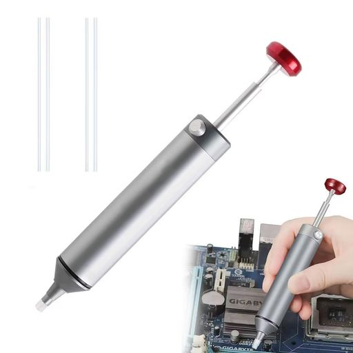 樂天商城 - kasanidikaエンジニアハンダ吸取器ハンダ吸い取り器【錫取り器*1+50mmホース*2】真空はんだ吸取器真空はんだ除去ツール錫取り器片手で操作シリコンノズルと簡単に交換可能手軽サイズDIY作…