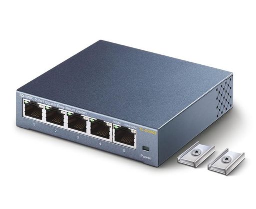 TL-SG505JP5ポートギガビットらくらくマウントデスクトップスイッチ