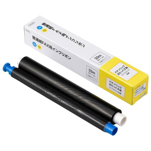 オーム電機 普通紙FAXインクリボン S-P2タイプ 1本入 33m [品番]01-3863