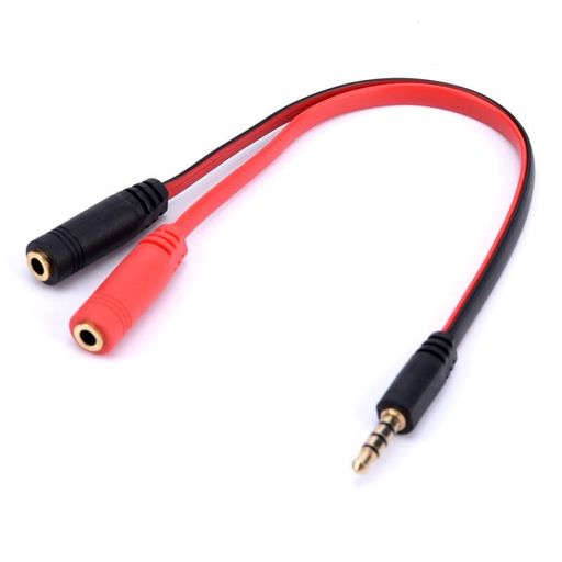 携帯電話のマイク付きイヤホンをパソコンのマイク入力用ヘッドセットに変換するための「3.5mm二合一分岐ケーブル」と呼ばれるアダプターです。これにより、単一のジャックを持つパソ…