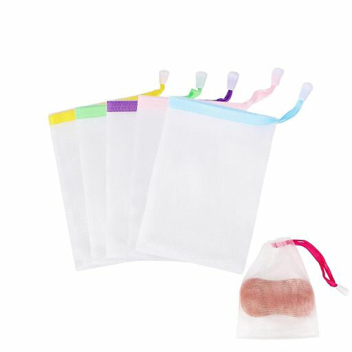 YIXINLYMY石鹸ネット泡立てネット洗顔ネット石鹸入れたままト手軽に泡が作れる泡が作れる洗顔用ボディ..