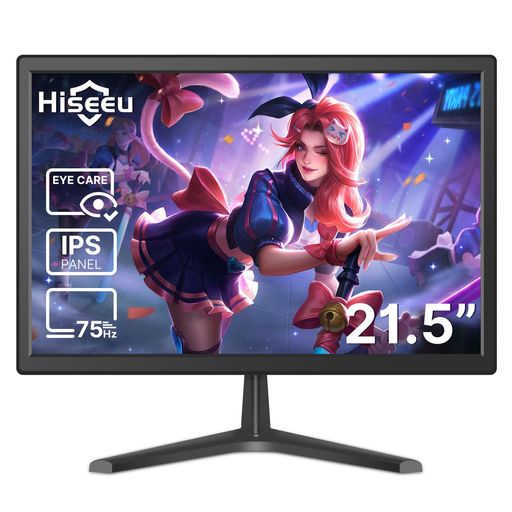 Hiseeu1080PIPS21.5インチ監視用モニタスピーカー付き防犯モニタ