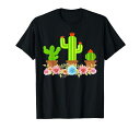 サボテン花サボテン多肉植物愛好家アパレルアイテムTシャツ