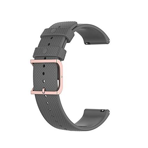 POLARIGNITE用/IGNITE2用/UNITE用ベルトバンド交換用シリコン製6色QUICKRELEASEバンド20MMSPORTS(クイックリリースバンド)(ポラール)(グレー)