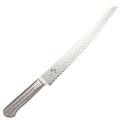 サイズ:440x40x20mm 重量:190g 素材・材質:刃=ハイカーボンステンレス刃物鋼、ハンドル=18-8ステンレススチール 生産国:日本
