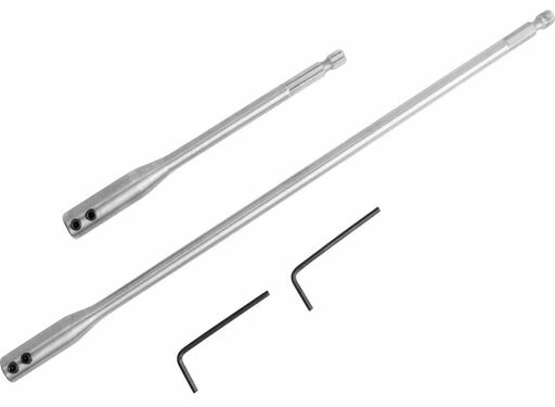 Wolfride2本セットエクステンションバー6.35mm丸軸ドリル用延長バードリルビット300mm150mm拡張ドライ..