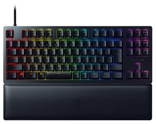 RAZER(レイザー)ゲーミングキーボードHUNTSMANV2TENKEYLESSJPLINEAROPTICALSWITCH日本語JP配列オプティカルスイッチリニア触感テンキーレスダブルショットPBTキーキャップ