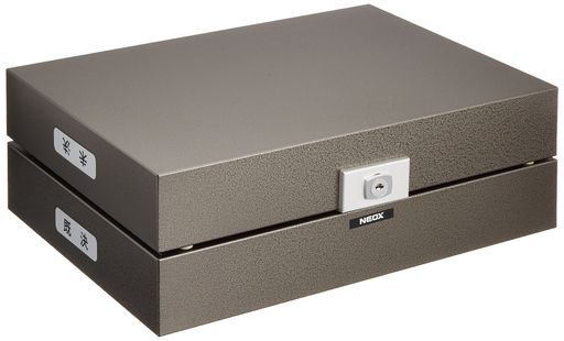 Other - ナカバヤシ決裁箱A4鍵付きメタリックグレーA4K-1