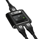 HDMI切替器双方向4K@60Hzhdmiセレクター1入力2出力/2入力1出力HDCP2.2HDMI分配器手動HDMI切り替え器3D視覚効果電源不要XboxSwitchPS5/4/3DVDプレーヤーFire