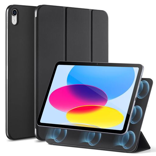 Other - ESRiPadA16ケース第11世代/第10世代対応マグネット吸着式三つ折りスタンドケース薄型軽量上質素材Pencil第1世代/USB-C対応自動スリープ/ウェイク11インチ/10.9インチReboundシリーズブラック