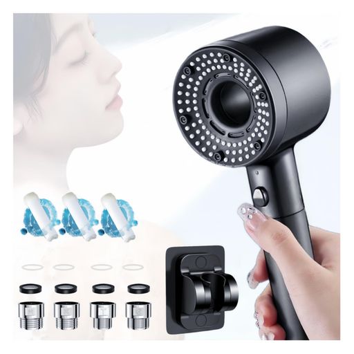 【年間の注目新登場】80%の節水ができる。ハンドヘルド式の超強加圧シャワーヘッドで、5