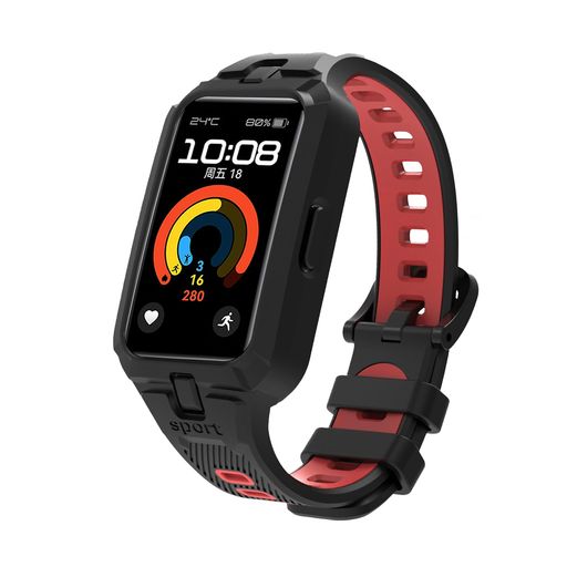 [Asvufeyy]バンドforHuaweiband10/band9/band8用一体型シリコン交換バンドファーウェイバンド10/9/8交換ベルト換えバンド落下防止と耐摩耗性替えベルトHuaweiband10/band