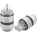 Preffairオーディオ用電源プラグ真鍮3ピン電源コネクタ15A/125V10A/250V自作電源プラグ18MMワイヤー適用オーディオ用パワープラグIEC320C13コネクターペアハイエンドオーディオグレードAC電源プ…