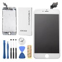 SZMIPHONE6PLUS修理交換用LCD液晶パネルセットタッチパネルフロントパネルセット(スピーカー+フロントカメラ付き)ホームボタン付きません(6PLUS...