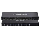 J-WonlyusHDMI分配器4Kx2K30Hz1入力8出力3D2160PHDMI1.4bHDCP1.4hdmiスプリッターマトリックスセレクターHDTV/Blu-RayDVD/PS2/PS3/PS4/PC対応