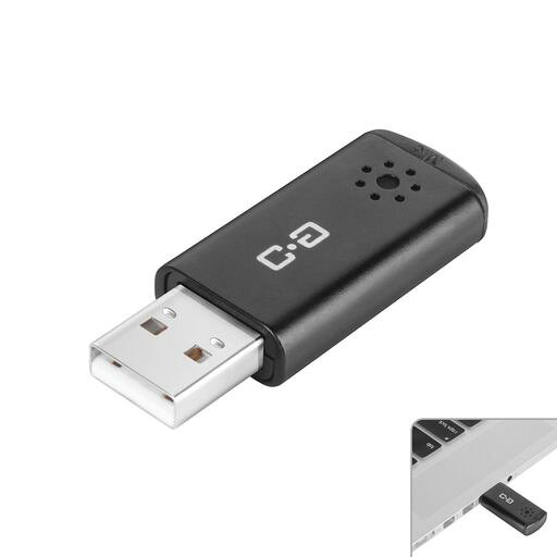 USBマイク PC用 小型 コンパクト Plug&Play ノートPC・デスクトップ対応