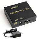 AstroAIHDMI分配器スプリッター同時出力1入力2出力アダプターPSE認証同時出力4K3DHDCPVer1.4NintendoSwitchPS4XboxHDTVDVDプレーヤーなど対応動作確認済