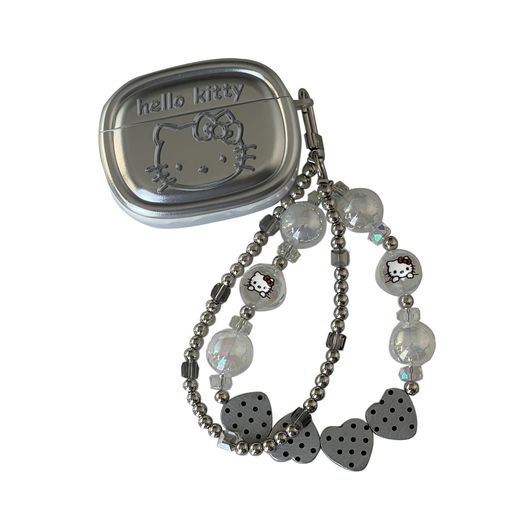 キティちゃんairpodsproケースハローキティAirpodsPro第ニ世代えあーぽっつプロケースチェーン付き全面保護耐衝撃かわいいおしゃれ(AirpodsPro第ニ世代)