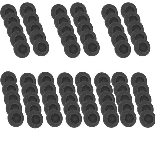 イヤークッション交換用イヤーパッド1.2-2cmの内穴付き汎用交換用高弾性耐久性軽量ブラック風防雑音防止イヤーキャップイヤホン用軽くて柔らかいスポンジ製イヤーパッドイヤホンカバ…