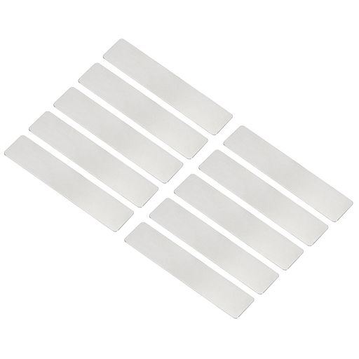 PATIKIL��������ץ�å����Х�֥ץ졼��10�Ķ�°���ѥ��������ꥨ������ץ�å�����10mmx47mm