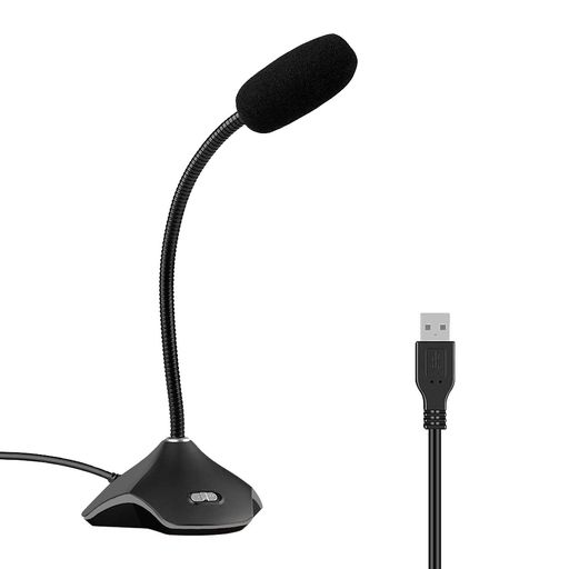 PCマイクUSBマイクKutopPC用マイク卓上マイクミュート・ボタン高感度全指向性LEDラ...