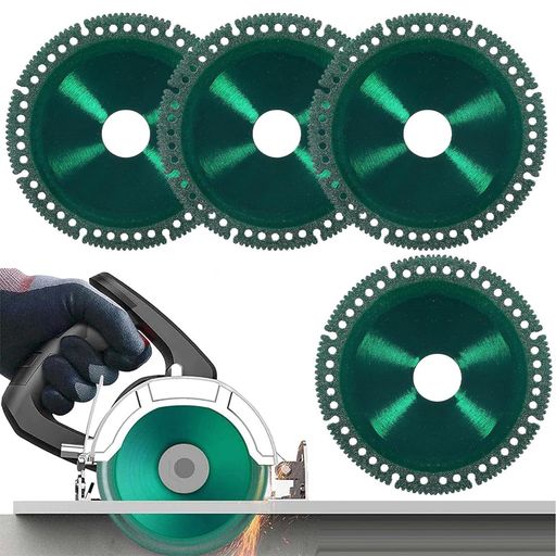 グラインダー刃【4枚セット】鋭い堅牢性高硬度多機能高効率電動丸鋸刃角度グラインダー用切断ディスク..