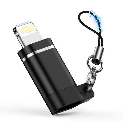 Type C to ライトニング 変換 アダプタ GAEF 【2025新登場】USB C iPhone 変換コネクター イヤホン 変換 4in1 多機能 急速充電/高速転送/OTG/オーディオ 音楽・音量調節対応 合金製 軽量小型 ストラッ…