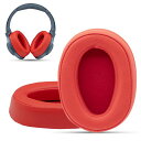 KRONEKALPASMOSイヤーパッドSONYWH-H900N用SONYMDR-100ABNヘッドフォンオーバーイヤークッション対応ソフト低反発素材プロテインレザー交換用イヤーパッドソニーヘッドセット修理パーツ(レッド)