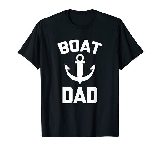 メンズBoatDadT-ShirtfunnysayingdadboatcaptainboatownerTシャツ