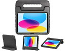 ACEGOIPAD10世代202210.9インチケースA2696A2757A2777耐衝撃軽量スタンド機能EVA子ども用ペンシル収納ハンドル付きIPAD10.9第10世代カバー(ブラック)
