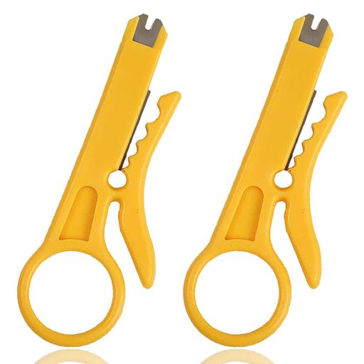 ワイヤーカッターワイヤーストリッパーツール工具ペンチlanケーブルワイヤーストリッパーケーブルストリッパー皮むき工具パンチダウン機能付き耐久性多機能ツール持ち運びが簡単ケー…