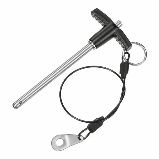 MMETERXITYTハンドルロックピン1/4インチ[6mm]径3-5/32[80mm]使用長プッシュボタンリリースロックピンW..