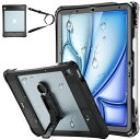 TMACJUMPIPADAIR11インチM3(2025)/M2(2024)、IPADAIR10.9インチ第5世代(2022)/第4世代(2020)防水ケースIP68規格完全防水防塵耐衝撃ペン収納保護フィルム付