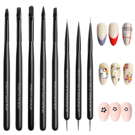 ジェルネイル筆ネイルブラシ8本セットドットペン付きネイルアートブラシネイル筆極細ライナーレンチ平筆ジェルブラシライナーブラシネイルペンネイルアート筆プロ初心者ネイル用品 ジェルネイル筆ネイルブラシ8本セットドットペン付きネイルアートブラシネイル筆極細ライナーレンチ平筆ジェルブラシライナーブラシネイルペンネイルアート筆プロ初心者ネイル用品